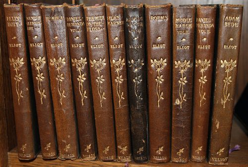 GEORGE ELIOT'S WORKS 1911-13 ELEVEN VOLUMES 