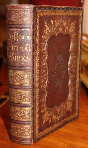 THE POETICAL WORKS OF MRS. FELICIA HEMANS, 1856, ONE VOLUME 