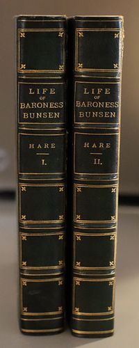 AUGUSTUS J. C. HARE 1880 THE LIFE AND LETTERS OF FRANCES BARONESS BUNSEN 