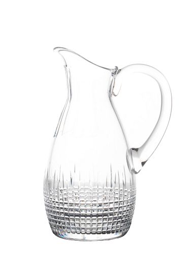 BACCARAT CRYSTAL "AUVERGNE PERIGOLD" WATER PITCHER H 10" 