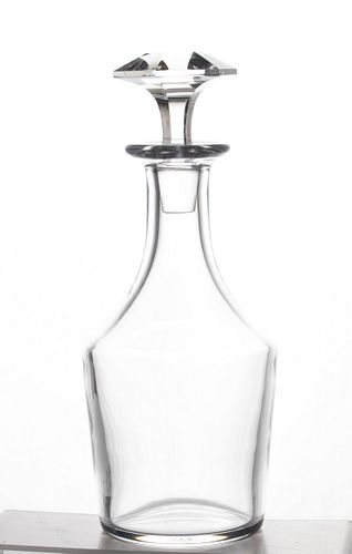 BACCARAT  CRYSTAL  BOURBON OR WINE DECANTER H 11" 