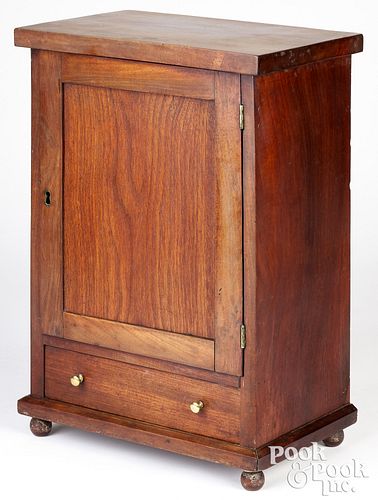 Pennsylvania mahogany valuables cabinet