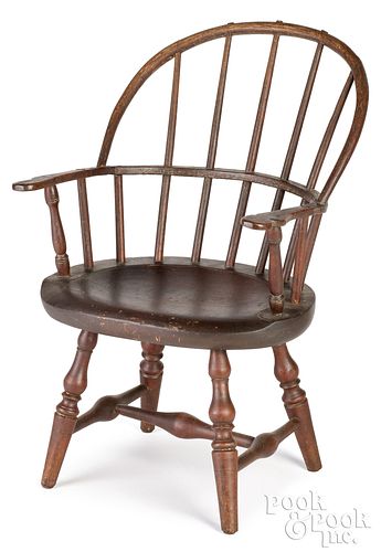 Child's sackback Windsor chair, ca. 1800