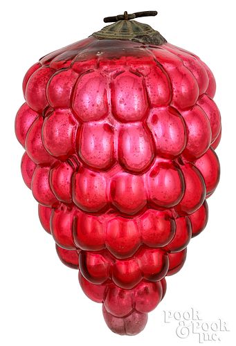 Scarce large Kugel red grape Christmas ornament