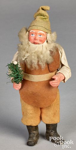 Gnome-like Belsnickle Santa Claus candy container
