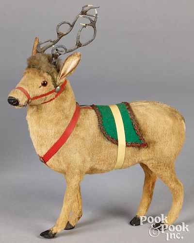 German Christmas reindeer, with lead antlers