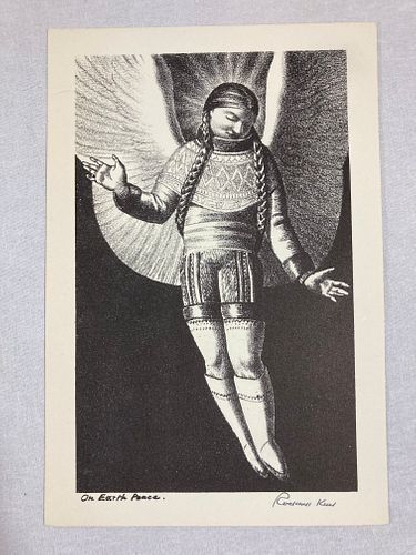 ROCKWELL KENT Greenland Journal DELUXE EDITION W/ SIGNED PRINT On Earth Peace First Edition