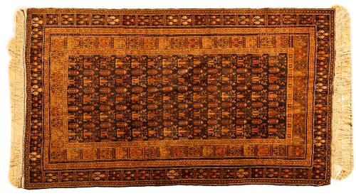 PERSIAN HANDWOVEN WOOL RUG, 20TH C., W 3' 10", L 6' 
