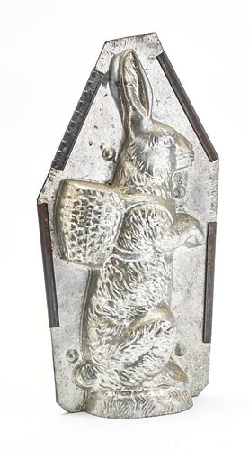 EASTER BUNNY CHOCOLATE MOLD, H 18", W 10" 