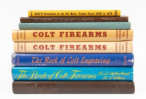 COLT FIREARMS BOOK COLLECTION, EIGHT BOOKS 