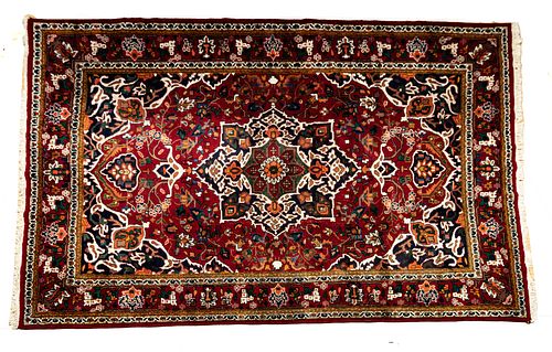 INDIA  HAND WOVEN WOOL CARPET  W 9'10" L 13'1" 