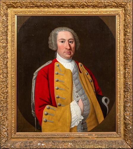 PORTRAIT OF SIR WILLIAM PEPPERRELL, 1ST BARONET OIL PAINTING