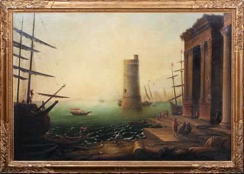  APPROACH TO THE BATTLE OF THE BOYNE OIL PAINTING