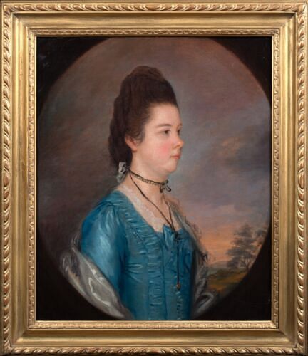 PORTRAIT OF A LADY ALSTON, GERTRUDE DURNFORD OIL PAINTING