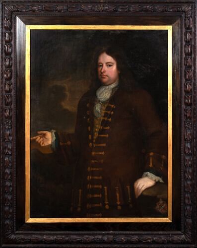 PORTRAIT IDENTIFIED AS CHARLES MONTAGU, 1ST EARL OF HALIFAX OIL PAINTING