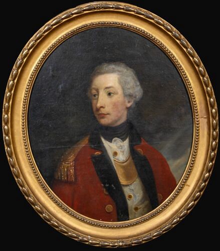  PORTRAIT OF CAPTAIN LOWE OF COUNTY LOUTH OIL PAINTING