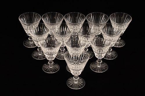 WATERFORD 'TRAMORE' CRYSTAL WATER GOBLETS, 10 PCS, H 5.5", DIA 4"