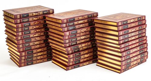 EASTON PRESS, WORKS OF SHAKESPEARE, 38 VOLUMES H 11" MOROCCO LEATHER 