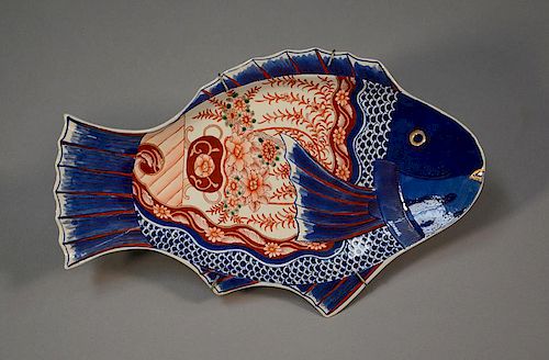 Imari Fish Form Platter