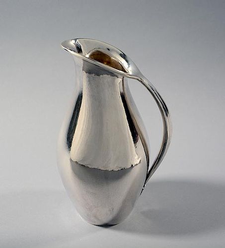 Silver Georg Jensen water pitcher