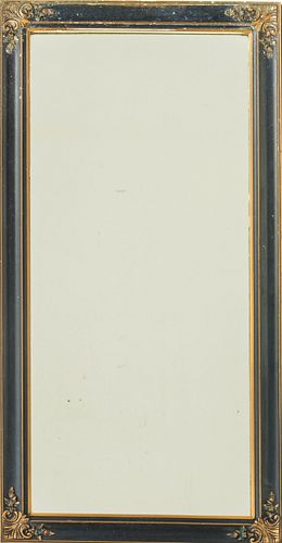 RECTANGULAR MIRROR, C. 1960, H 45", W 22"