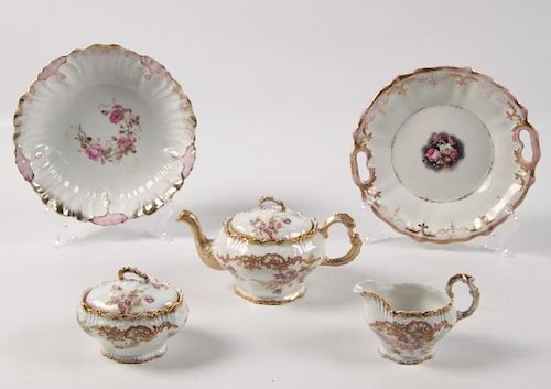 5 PIECE MISCELLANEOS LOT OF KPM AND LIMOGES