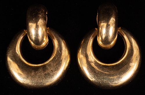 14KT YELLOW GOLD CLIP ON  EARRINGS 