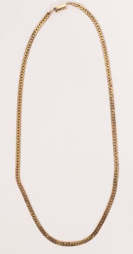 14KT YELLOW GOLD NECK CHAIN, ITALY L 18", 20 GR. 
