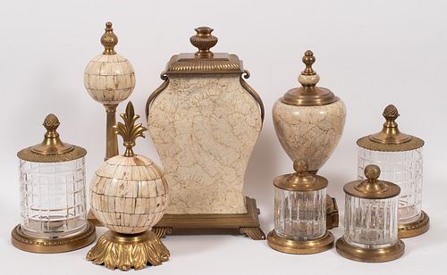 MAITLAND SMITH ACCESSORIES, ORBS AND JARS, EIGHT H 7" - 16" 