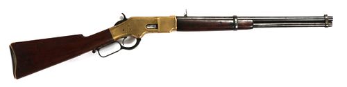 WINCHESTER MODEL 1866 YELLOW BOY 44-40 CENTER-FIRE LEVER-ACTION CARBINE, L 19" BARREL 38.75" OVERALL SN 151180 