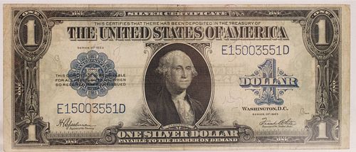 U.S. 1923 $1.DOLLAR PAPER CURRENCY NOTE, # E -15003551-D, GEORGE WASHINGTON (1) 