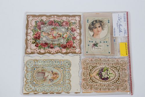 AMERICAN  1830-1920 COLLECTORS VINTAGE CARDS & FIRST-DAY COVER,GALAXY 3D,REICH 1934