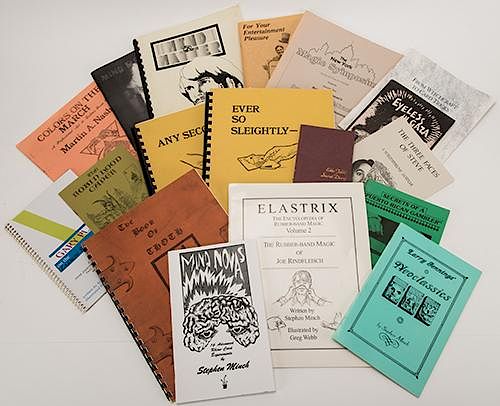 Group of 20 Magic Technique Books and Lecture Notes