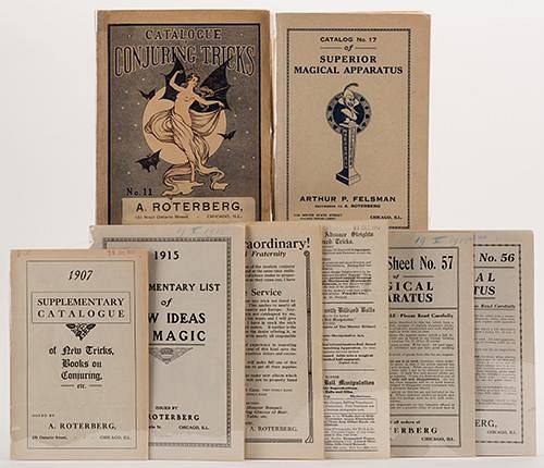 Group of Eight Roterbert Cataloges and Supplements