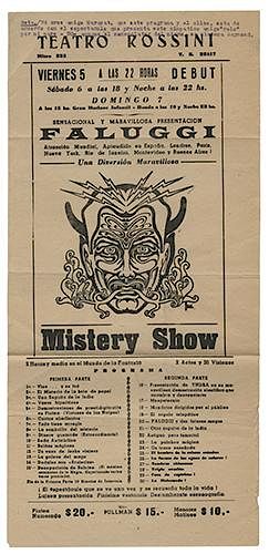 A Large Collection of Ephemera For Magicians and Magic Shows in Argentina and Peru