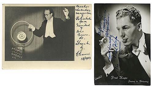 Collection of Vintage Photographs of Magicians.