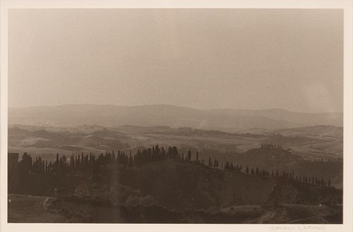 MARLENE WETHERELL, PHOTOGRAPH, 20TH.C. H 6" W 9.5" MOUNTAINS 