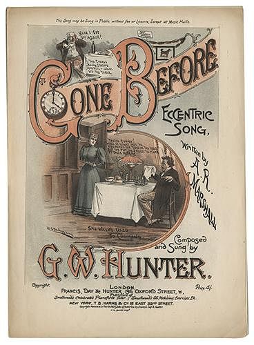 Two Pieces of G.W. Hunter Sheet Music