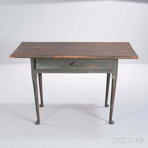 Green-painted Tavern Table