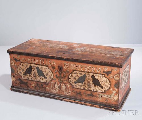 Paint-decorated Dower Chest "Maria Elisabed Webern,"
