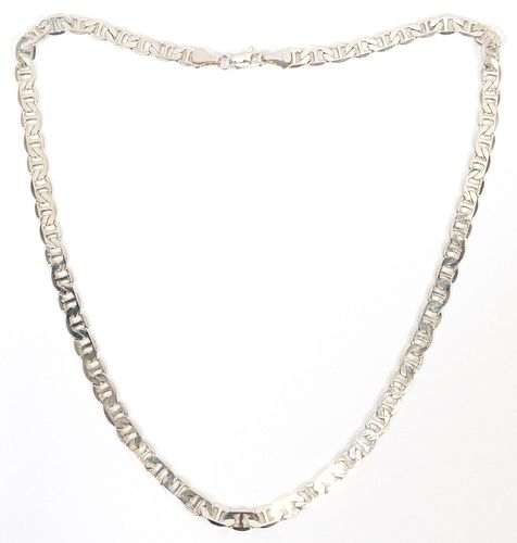 STERLING LINK NECKLACE, MEXICO 925 L 20" 