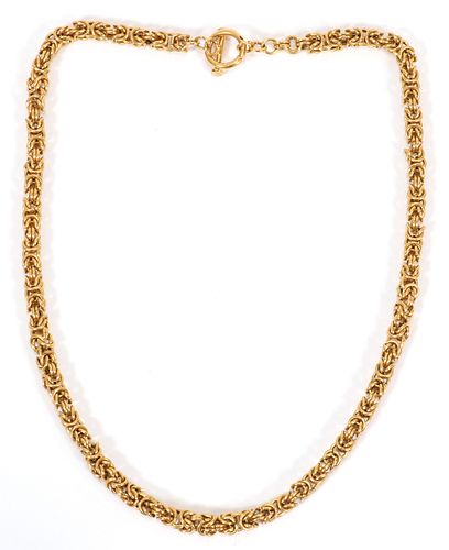 GOLD PLATED CHAIN, L 18" 