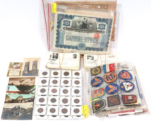 UNCIRCULATED COINS,1ST.DAY-COVERS POSTCARDS SINGLE STAMPS PAN-AMER.,COLUMBIAN UNUSED,MINT & CANCELED, MEDALS,RIBBONS ETC 1887- H 11",14" 
