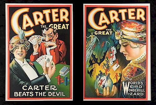 Two Carter the Great Window Cards