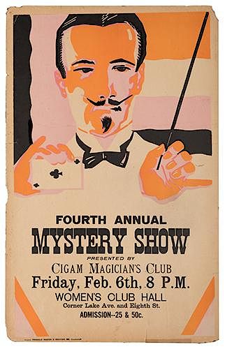 Cigam Magician’s Club. Fourth Annual Mystery Show