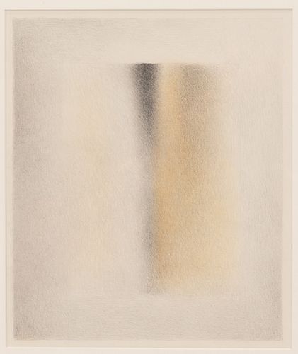 THEOPHANIS STAVROPOULOS (GREECE/AMER, 1930-07), PENCIL ON PAPER, 1982, H 9", W 8", "ABSTRACT COMPOSITION" 