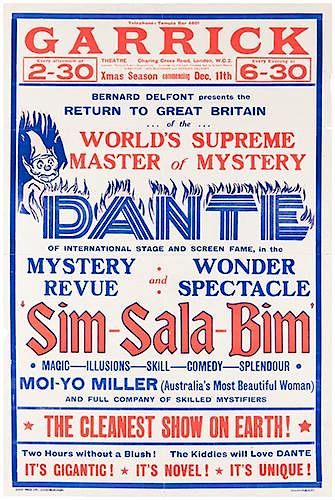 World’s Supreme Master of Mystery. Sim-Sala-Bim