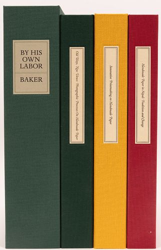 CATHLEEN BAKER,   "BY HIS OWN LABOR" + BOOKS ON HAND PRINT MAKING (4) 