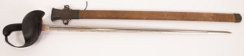 WWI US ARMY MODEL 1913 CAVALRY SABER "THE PATTON SABER", L.F. & CO., 1918, L 35" (BLADE)