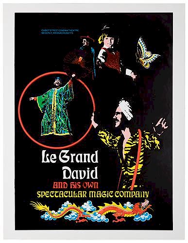 Le Grand David. Group of a Dozen Magic Posters